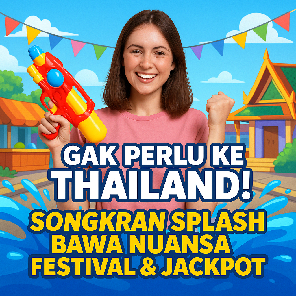 Gak Perlu ke Thailand! Songkran Splash Bawa Nuansa Festival & Jackpot.